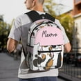 thumbnail image 3 of Ratiio Cute Cats Print Casual Backpack for Men and Women, Water Resistant Oxford Fabric School Bag Lightweight Travel Daypack, 3 of 6