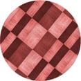thumbnail image 1 of Ahgly Company Tapis d'Intérieur Lavable en Machine Carré Rouge, 3 Pieds Carré, 1 of 7