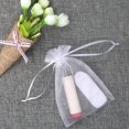 thumbnail image 4 of ZHAOCHENG Bolsas de regalo con cordón transparente, blancas, de 10 x 15 cm, para joyería, bodas, fiestas, regalos de Navidad, 100 unidades, 4 of 5