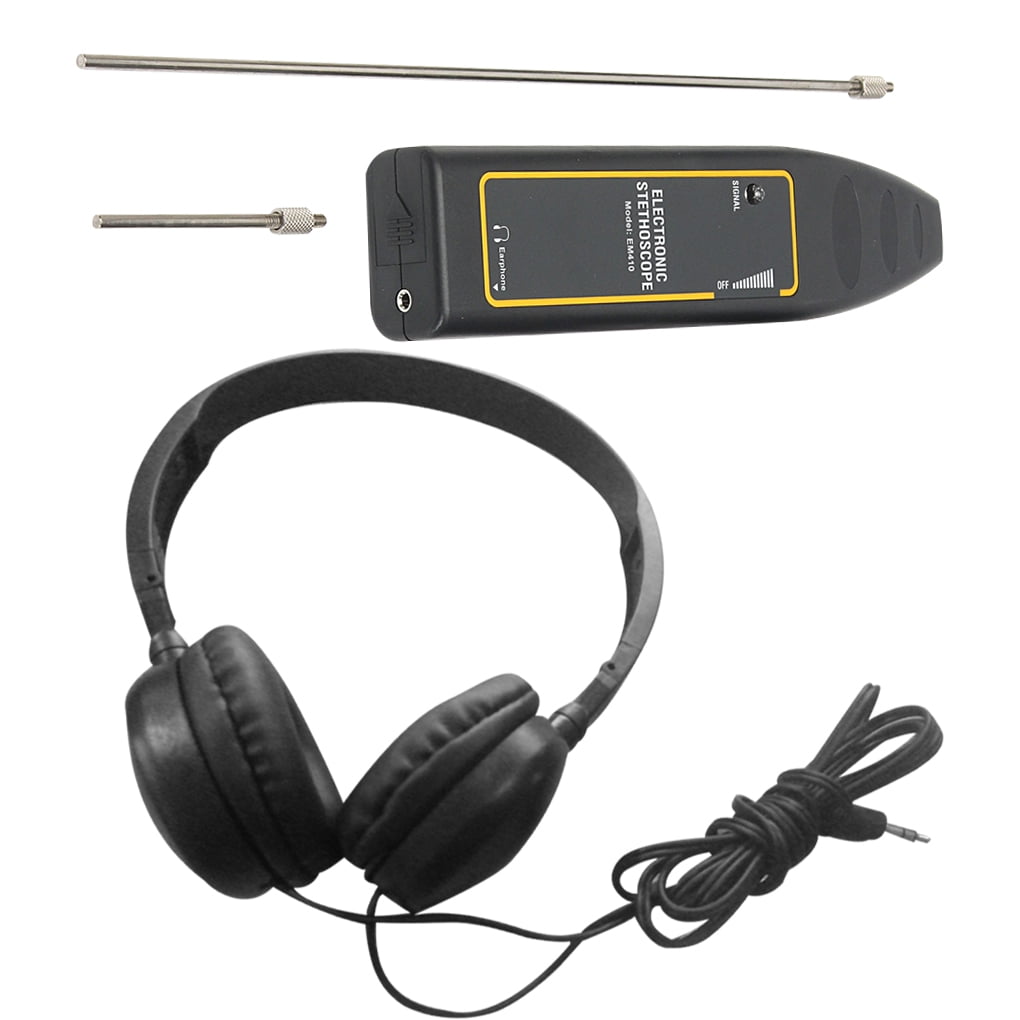 Leak Detector Pro Electronic Stethoscope Earphone Detection Equipment Kit 