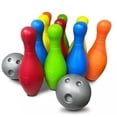 thumbnail image 1 of Bf Toys Boliche Mediano 10 Pinos 21 Cm Y 2 Pelotas De 13cm, 1 of 1