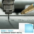thumbnail image 5 of Uxcell 6061 T651 Aluminum Sheet Metal, 3.9" x 3.9" x 0.1" Flat Plain Aluminum Plate Covered with Single Protective Film Heat Treatable for DIY Crafting Industry(Silver, 2Pcs), 5 of 7