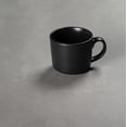 thumbnail image 5 of 10 Strawberry Street Double Line 3.75"/12 fl oz Stoneware Mug, Set of 6, Matte Black, 5 of 6