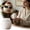 White, variant on Ceramic Cat Shaped Tea Storage Jar with Airtight Lid - 180ml Sealed Canister for Loose Leaf Tea, Coffee, Sugar & Small Items, Kitchen Countertop Decor