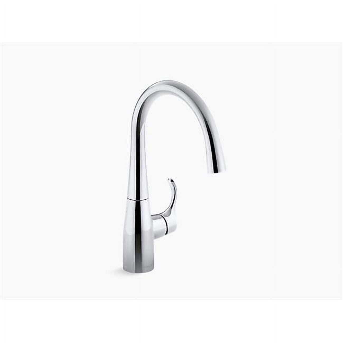 KOHLER Simplice Küchenarmatur Mit Ausziehbarem Sprühkopf – 3 Funktionen, Mattschwarz, Für 1- Oder 3-Loch-Spüle