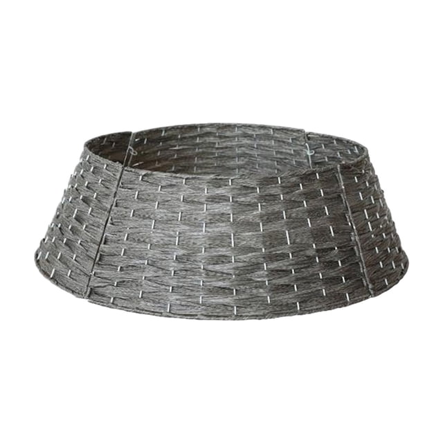 Maytalsory Naturally Degned Christmas Tree Base Crafted Water Hyacinth quick and effortless setup, Woven Patterns Easy