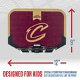 thumbnail image 4 of Franklin Sports NBA Cleveland Cavaliers Mini Over the Door Basketball Hoop - Kids Indoor Mini Basketball Hoop + Basketball - NBA Fan Shop Mini Hoop for Bedroom + Office - Over the Door Mini Hoop Set, 4 of 12