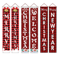 thumbnail image 4 of Pareado navideño Fiesta navideña Fiesta Decoraciones para fiestas Impresión creativa Fondo Tela Puerta Pareado, 4 of 5