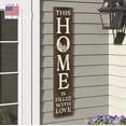 thumbnail image 4 of My Word! This Home is Filled with Love Porch Board Welcome Sign & Porch Leaner for Front Porch Deck Patio or Wall - Indoor Outdoor Farmhouse Rustic Vertical Home Decor 8"x46.5", 4 of 5
