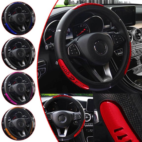 FurNest Cool Dragon Design Car Steering Wheel Covers Reflective Steering New W