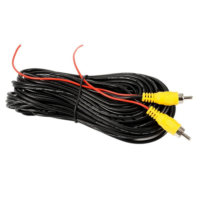 15m/49.2ft A Macho A Masculino AV Audio Cable Cable Cable ABS Cable de Audio de ALAMBRE DE COBRE Cable de audio para la Cámara