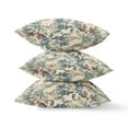 thumbnail image 2 of Watercolor Lilac Bulb Indoor/Outdoor Pillow with Removable Cover in Green Brown 26x26, 2 of 5
