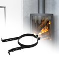 thumbnail image 3 of Chimney Pipe Holder Bracket 15CM Stainless Steel Adjustable Wall Support Hanging Fixing Clip Stove Pipe Hanger Accessory, 3 of 6