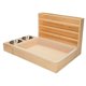 thumbnail image 2 of Comedero de heno de madera para conejos con caja de arena, comedero para conejos, dispensador de alimentos para exteriores, heno portátil para, 2 of 9