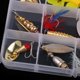 thumbnail image 3 of Set de señuelos de pesca con de lentejuelas, señuelos de metal, cebos artificiales, Spinnerbaits, 3 of 9