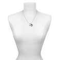 thumbnail image 2 of Delight Jewelry Silver-tone 3-D Mushroom with Clear Crystals - Silvertone Senior Class of 2026 Dome Necklace, 18", 2 of 5