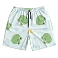 thumbnail image 4 of Bixox Men's Kawaii Frogs printing Casual Classic Fit Short Summer Beach Shorts, 4 of 6