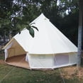 thumbnail image 5 of Latourreg Outdoor Safari Waterproof Oxford Bell Tent 19.7ft(6M) Bell Tent Glamping Yurt Tent with Detachable Groundsheet, 5 of 6