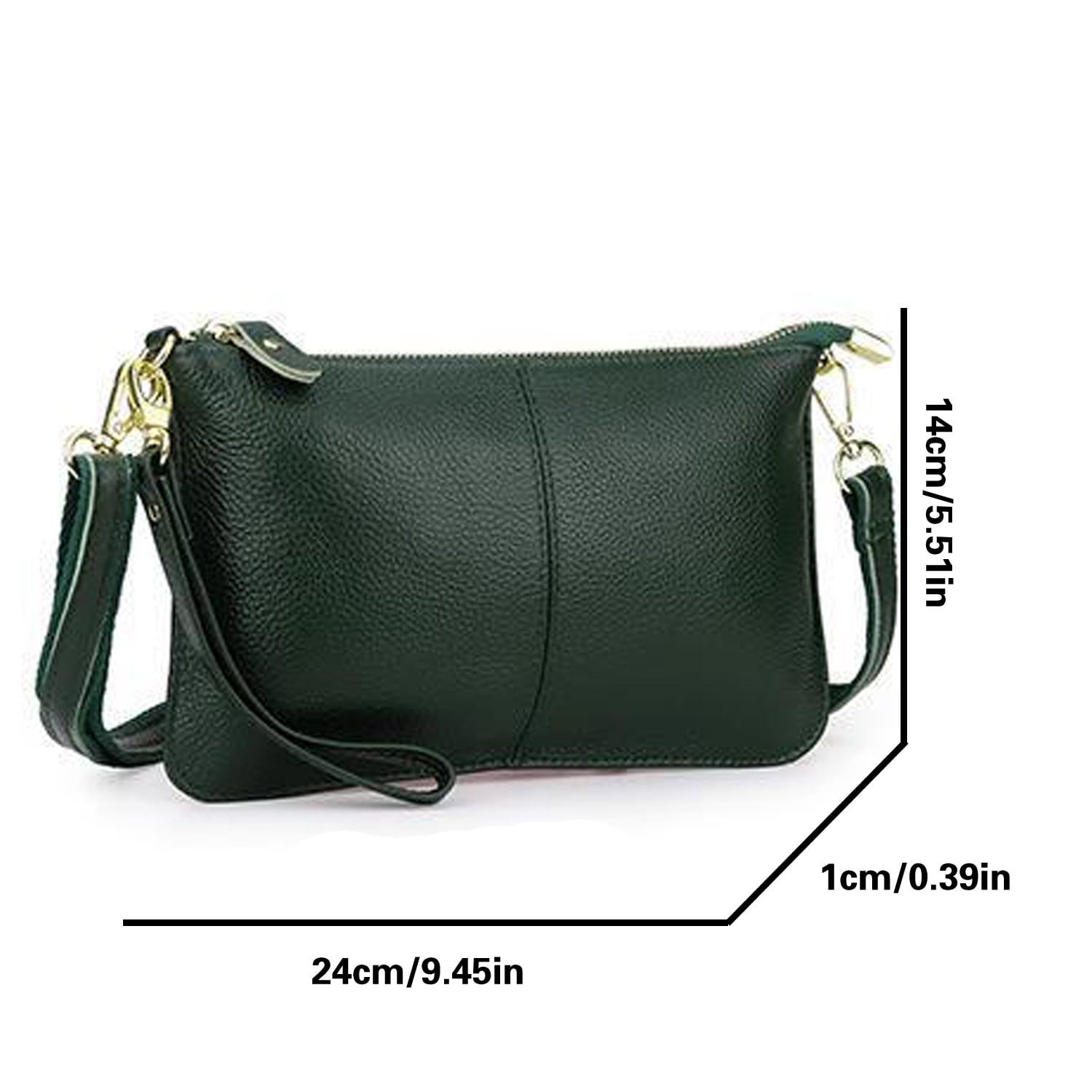 Buy Satchel Purse Lady Shoulder Bag Church Purse Patent Leather Handbag Top  Handle Women's Shell Bag (S-size-Green) at Amazon.in