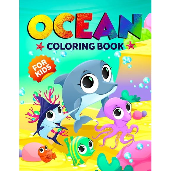 Ocean Coloring Book, (Paperback)