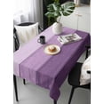 thumbnail image 6 of Purple Ombre Table Cloth, Farmhouse Vintage Wooden Striped Waterproof Tablecloth for Rectangle Tables, Reusable Washable Fabric Table Cover for Restaurant Kitchen Dining Tables 60"x120", 6 of 6