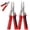2pcsred, variant on 16 in 1 Wire Stripper Twister, Multifunctional Stainless Foldable Professional Wirestripper for Cutting and Pulling Wires,Cable Scissors