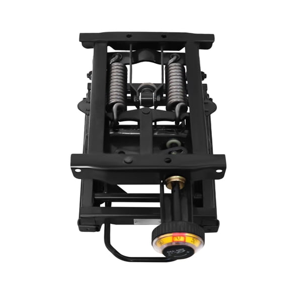 Heavy-Duty Suspension Seat Base Suitable for Truck, Lawnmower, and Tractors; Adjustable Shock Absorber with Visible Dual Springs 4.9Inch Fore-and-Aft Adjustable