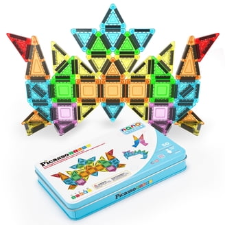 PicassoTiles Music Box Magnetic Tile Building Blocks, Musical