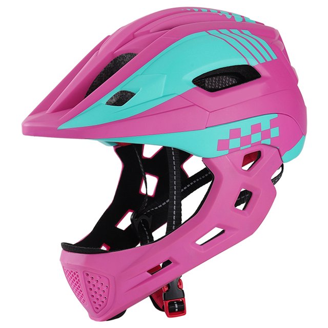 Equipamiento ciclista TOMSHOOH Casco integral de bicicleta para niños Casco de patinaje de seguridad Tomshoo Equipamiento ciclista