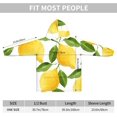 thumbnail image 3 of Lemon Leaf,Women's Oversized Wearable Blanket Hoodie, Blanket Sweatshirt,Flannel Pullover Blanket, 3 of 9