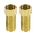 thumbnail image 1 of Adaptador de nipple hembra a macho de latón Unique Bargains 3/4" hembra x 3/4" macho 2.76" 2 piezas, 1 of 7