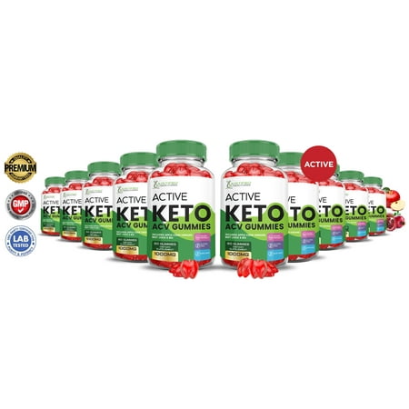 (10 Pack) Active Keto ACV Gummies 1000MG Dietary Supplement 600 Gummys