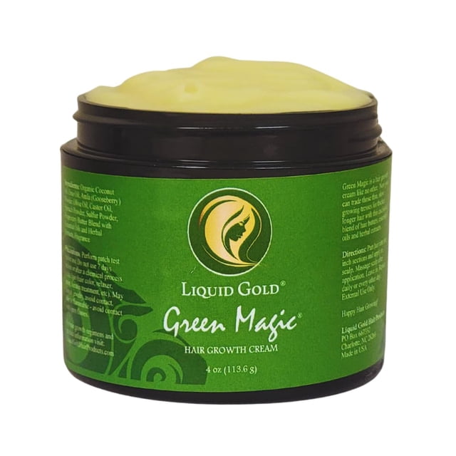 Crema para el crecimiento del cabello Green Magic (ayuda con la caída del cabello, calvicie, calvicie, adelgazamiento del cabello, caída del cabello. Espesa el cabello).