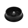 thumbnail image 2 of Unique Bargains 5Pcs Black Round Plastic Computer Desk Grommet Cable Hole Cover 50mm, 2 of 2