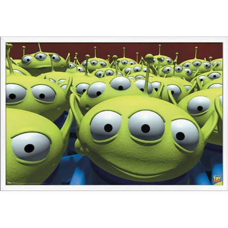 Disney Pixar Toy Story - Aliens Wall Poster, 22.375" x 34", Framed
