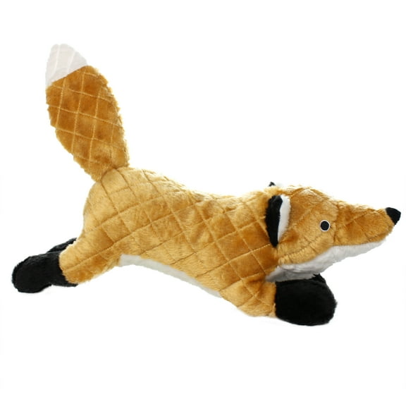 Mighty Massive Nature Fox Durable Plush Squeaky Dog Toy