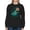 Black, variant on Cajun Country Club Alligator Tee Sweatshirt Women's