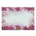 thumbnail image 1 of Pink Cutting Board, Framework with Romantic Daisies Valentine's Day Design Celebration Theme, Decorative Tempered Glass Cutting and Serving Board, Large Size, Pink Pale Pink Green, by Ambesonne, 1 of 1