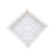 thumbnail image 5 of Concrete Paver Molds, Stepping Stone Molds, 12 in Square, White Polypropylene, Backyard Paving, Outdoor Upgrades, 1 Pc, 5 of 7