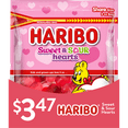 thumbnail image 5 of HARIBO Sweet and Sour Hearts Gummies Valentines Day Edition Assorted Fruit Flavor Gummy Candy, 9oz, Share Size Resealable Bag, 5 of 5