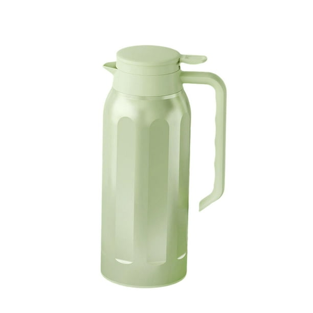 Hervidor térmico de acero inoxidable, jarra de café, calentador de agua, botella de agua aislada al vacío verde
