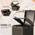 thumbnail image 5 of Homall Homes 36 Gallon Trash Can Plastic Kitchen Trash Can,Dark Brown, 5 of 8