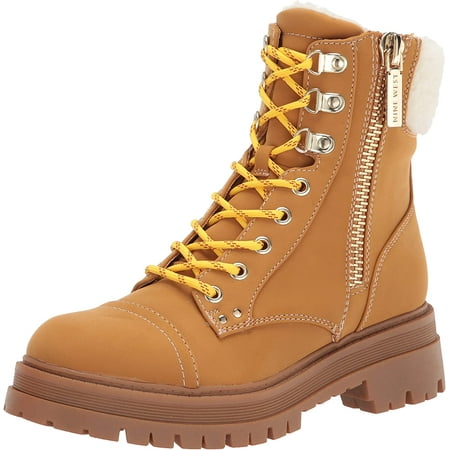 NINE WEST Womens Pike3 Ankle Boot 6 Natural