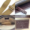 thumbnail image 4 of Pre-Owned Prada Shoulder Bag Jacquard Brown Canvas and Leather PRADA, 4 of 5