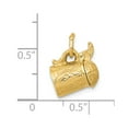 thumbnail image 3 of 14k 3-D Beer Stein Charm in 14k Yellow Gold, 3 of 3