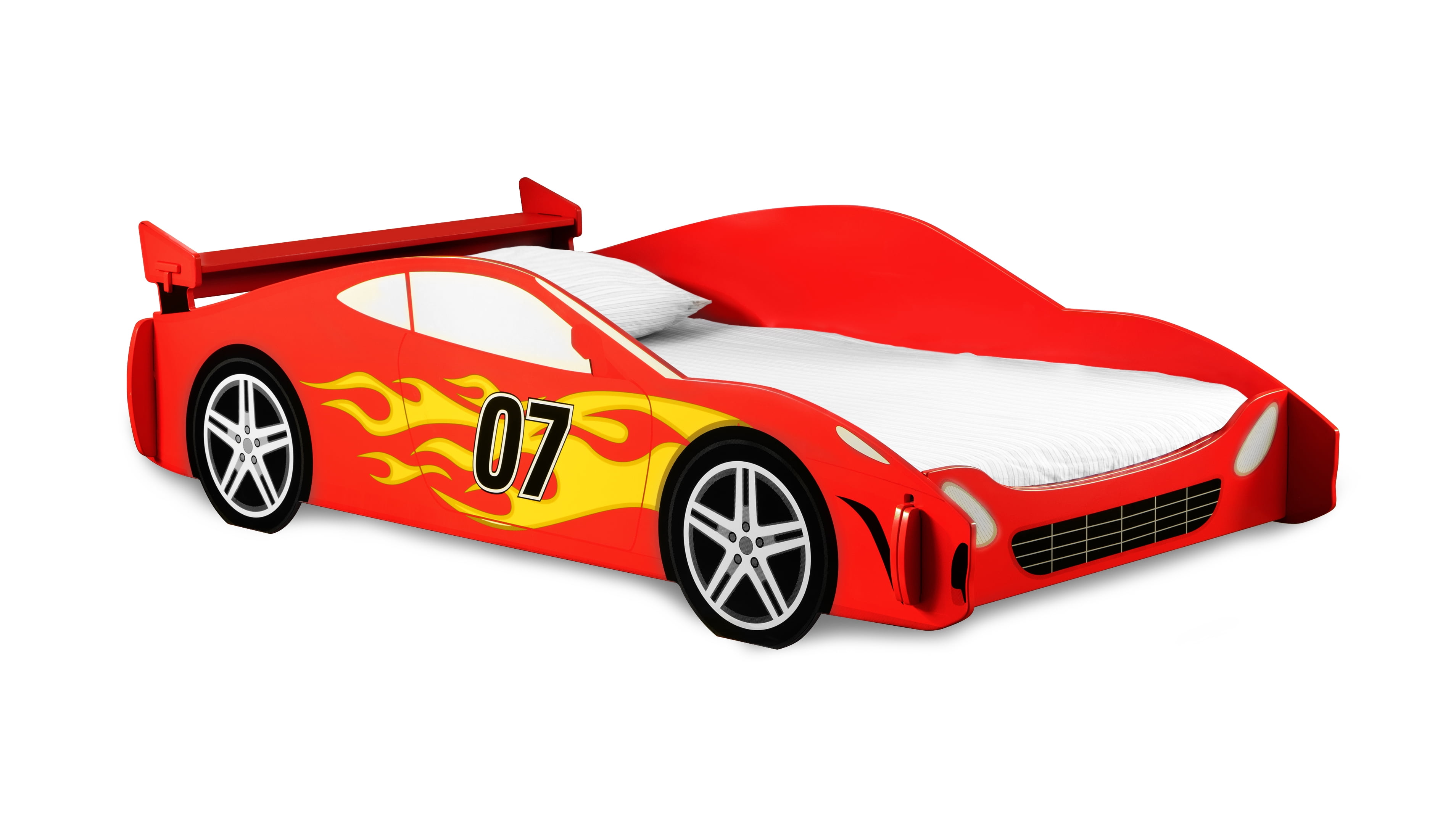 red racing car bed