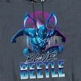 thumbnail image 2 of Blue Beetle (2023) City Protector Unisex Adult Pull-Over Heather Hoodie, 2 of 3