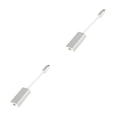 thumbnail image 4 of Injueey Convertidor tipo c a DP Adaptador USB 3.1 de alta velocidad Accesorio de conexión Plata Plata 2Conjunto, 4 of 6