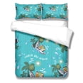 thumbnail image 1 of Matsuzay Juego de ropa de cama de 3 piezas, funda de edredón para el hogar, juego de edredón de fibra de poliéster multicolor de varios tamaños para Juegos de cama LYCLB210925003 XL Matsuzay HA011559-18, 1 of 6