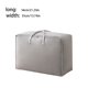 thumbnail image 2 of Injueey Bolsa de almacenamiento de capacidad para artículos diversos, armario, organizador a prueba de polvo, armario, equipaje, ropa, Almacenamiento y organización del hogar Gris claro 35L/54*20*33cm, 2 of 6